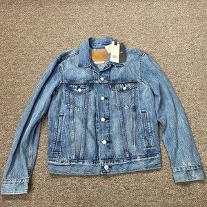 NWT Levi's Strauss Cotton Denim Jean Jacket Derek Jeter - Re2pect our Voice $98